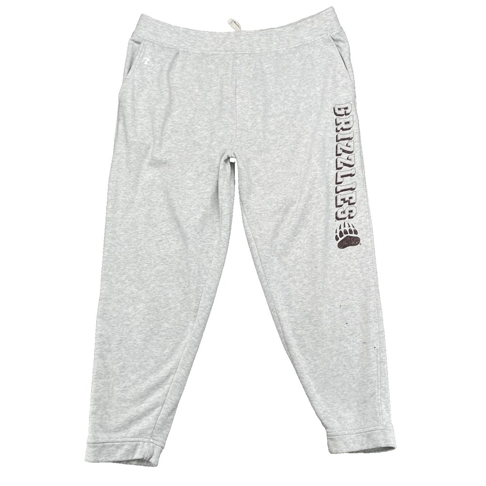 Rusell Montana Grizzlies Jogger Pants Mens XXL‎ Sportswear Gym Academia Training